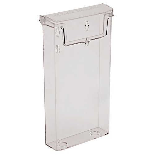 Prospekthalter mit Deckel (DIN lang) für Kundenstopper (vergrößert)