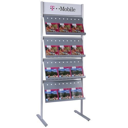 Prospektständer Multipocket (einseitig - inkl. 4 Ablagen) (vergrößert)