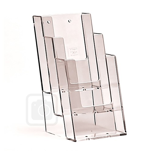 Stand-/Wandprospekthalter DIN lang dreistufig 3C104 (20) (vergrößert)