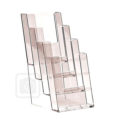 Standprospekthalter DIN lang vierstufig 4C110 (20) (vergrößert)