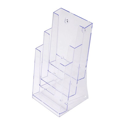 Stand-/ Wandprospekthalter DIN lang dreistufig 3D13A4P (48) (vergrößert)