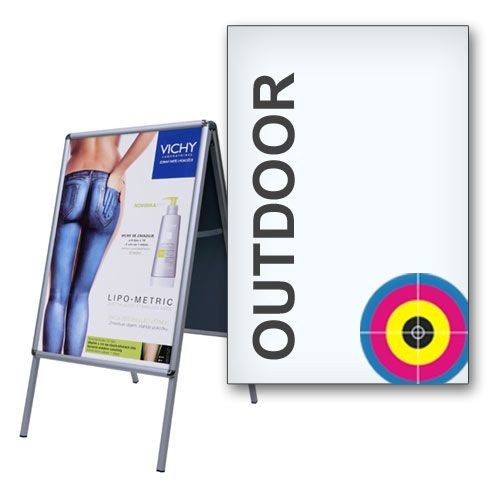 Plakat DIN A2 wetterfest (420 x 594 mm, PVC 440g/qm) (vergrößert)