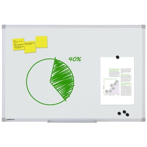 Whiteboard 900 x 1800 mm (Emailloberfläche) (vergrößert)