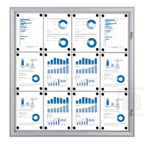 Schaukasten S-Line 12 x DIN A4 (vergrößert)