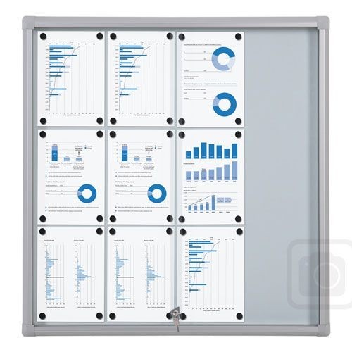 Schaukasten SL- Line 12 x DIN A4, B1 Norm (vergrößert)