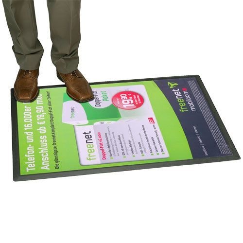 Fußmatte Bodenwerbung FloorWindo für Plakat 4xDIN A4 (vergrößert)