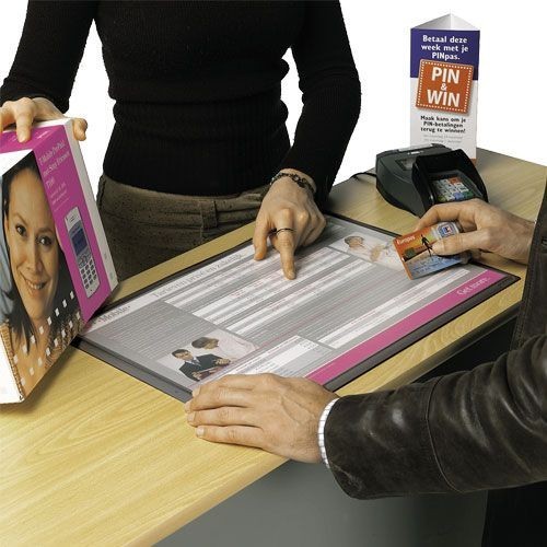Thekendisplay / Posterdisplay DeskWindo DIN A3 (DWA3PC) (vergrößert)